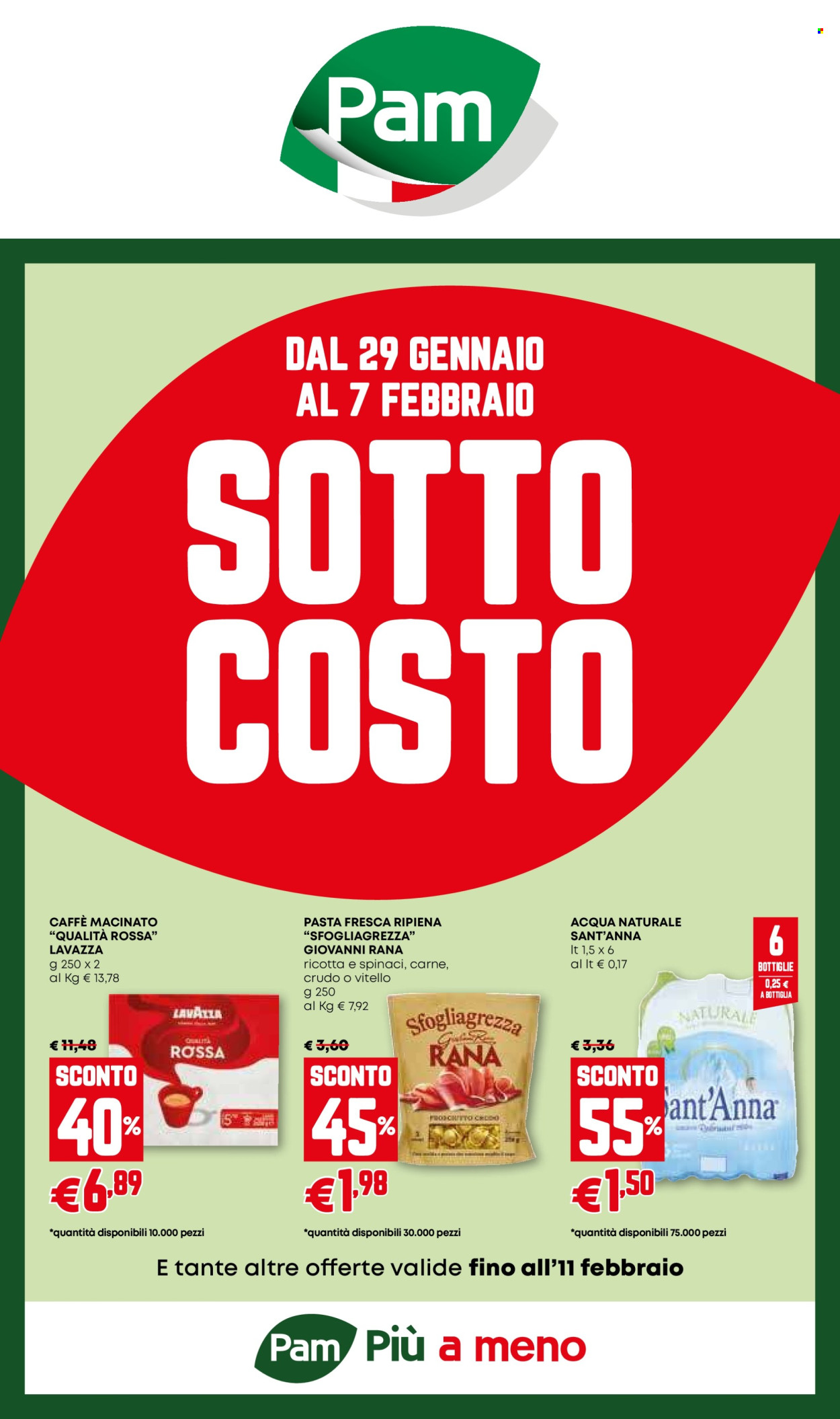 Volantino Pam Panorama - 29/1/2026 - 11/2/2026. Pagina 1