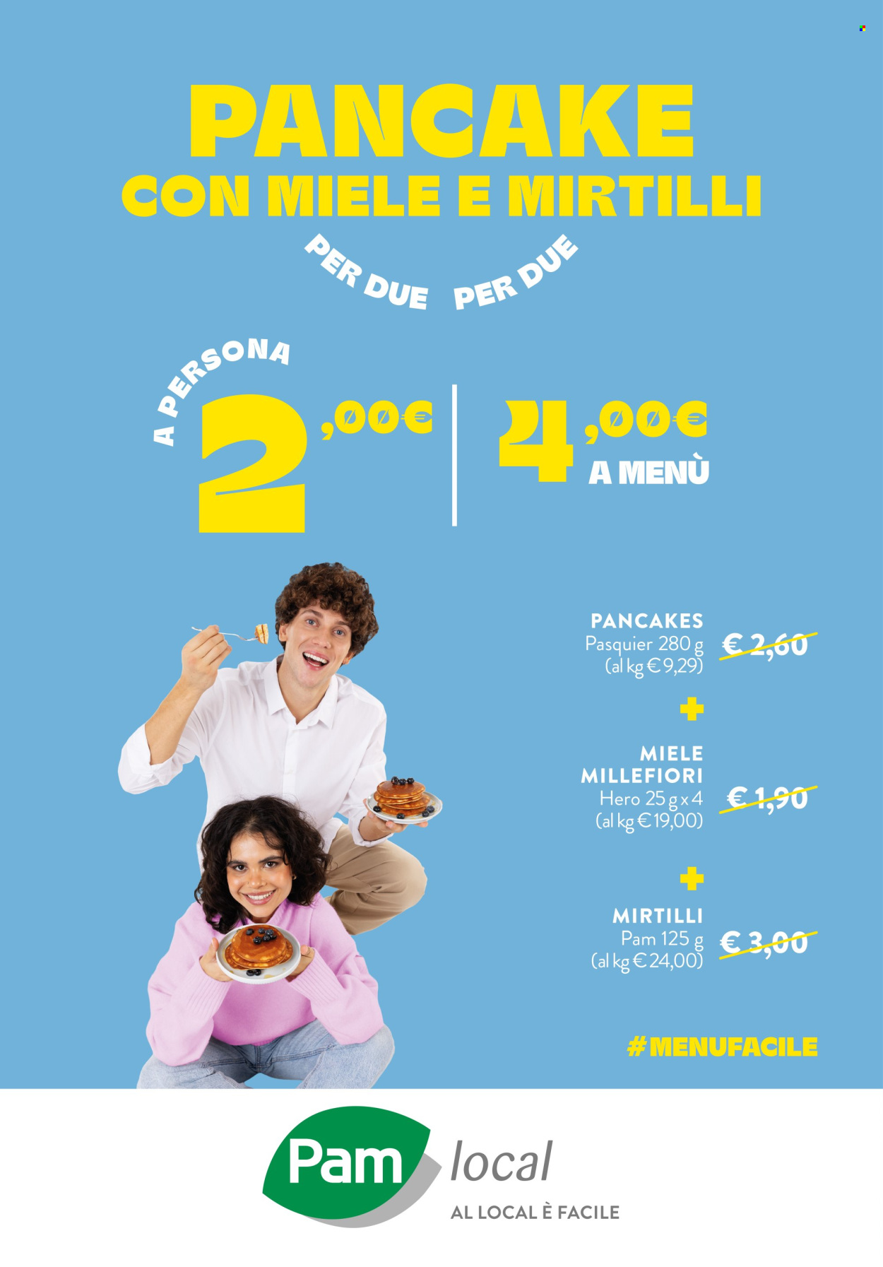 Volantino Pam local. Pagina 1