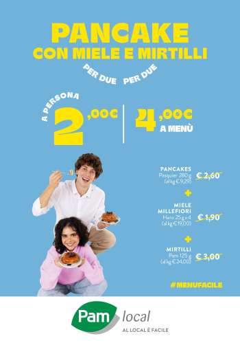 Volantino Pam local.