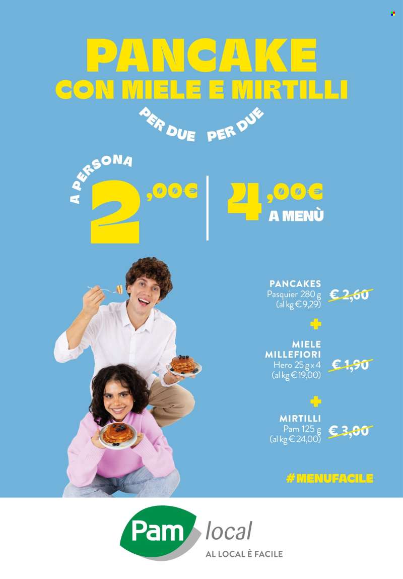 Volantino Pam local.