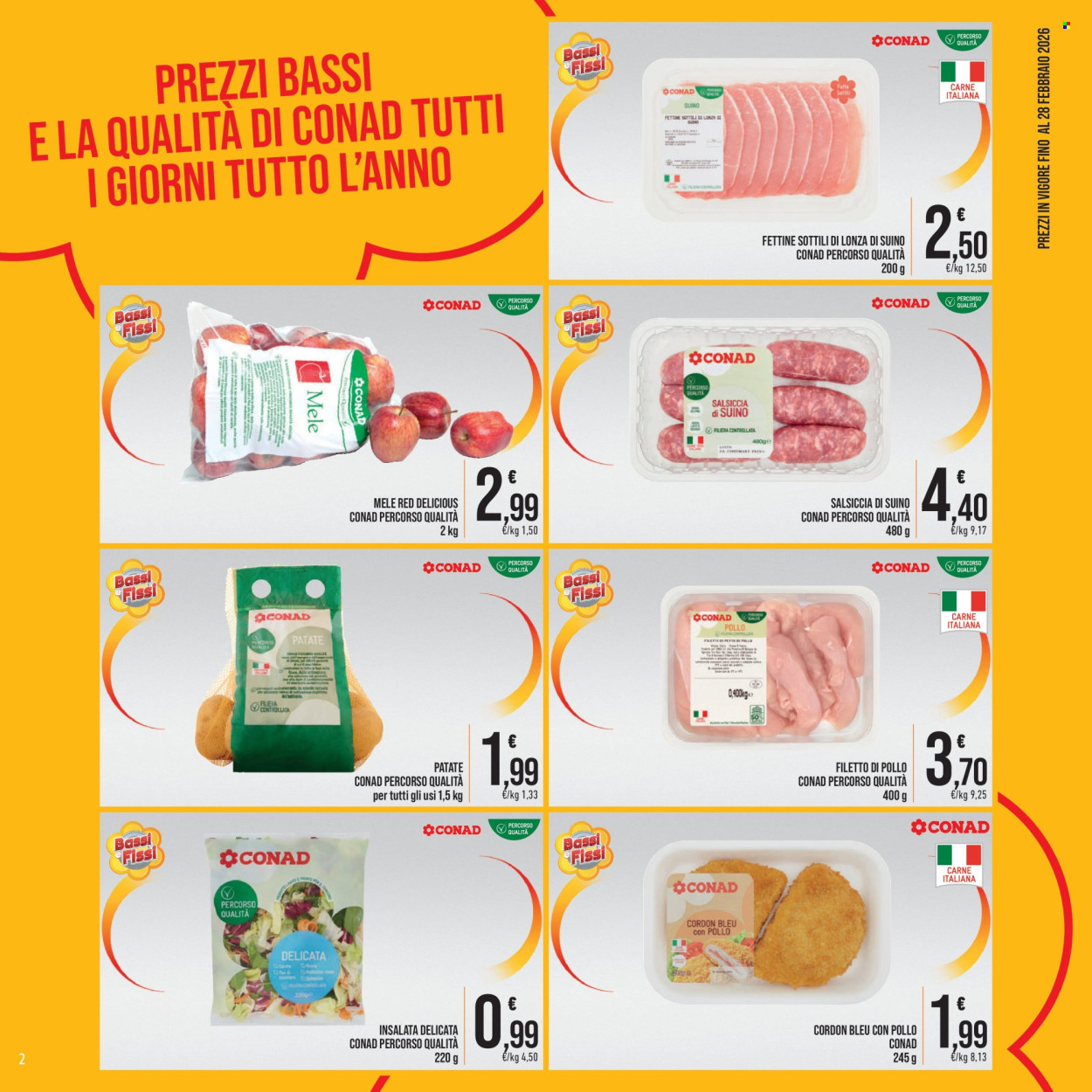 Volantino Spesa Facile Conad - 1/2/2026 - 28/2/2026. Pagina 2