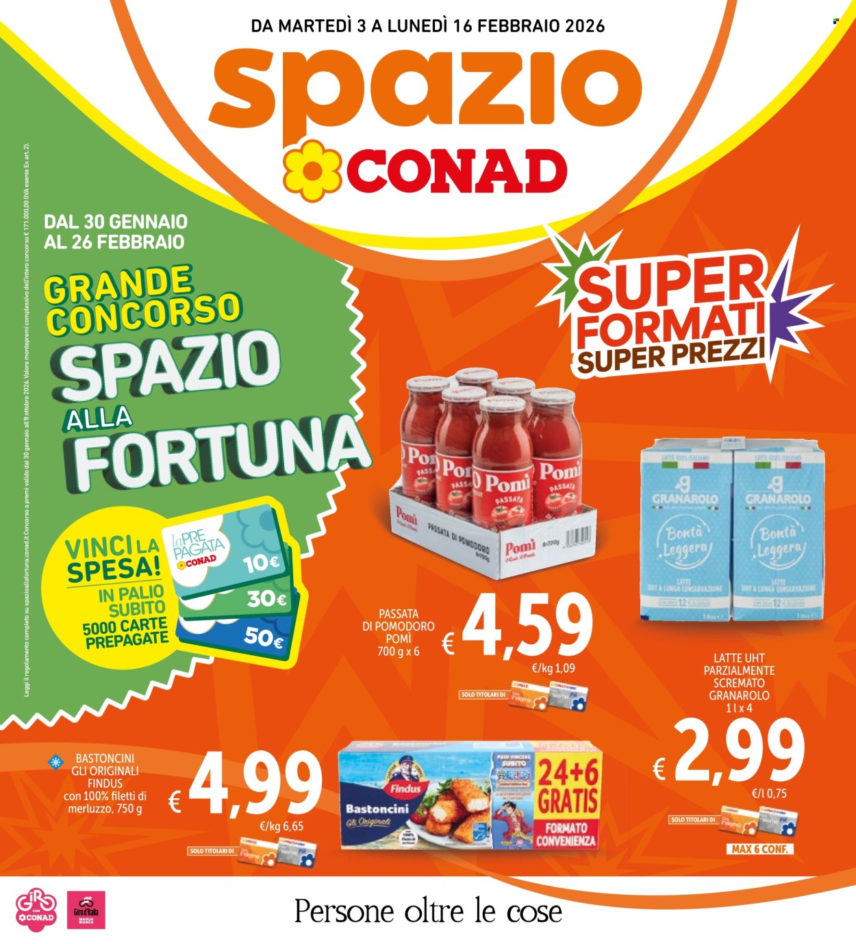 Volantino Spazio Conad - 3/2/2026 - 16/2/2026. Pagina 1