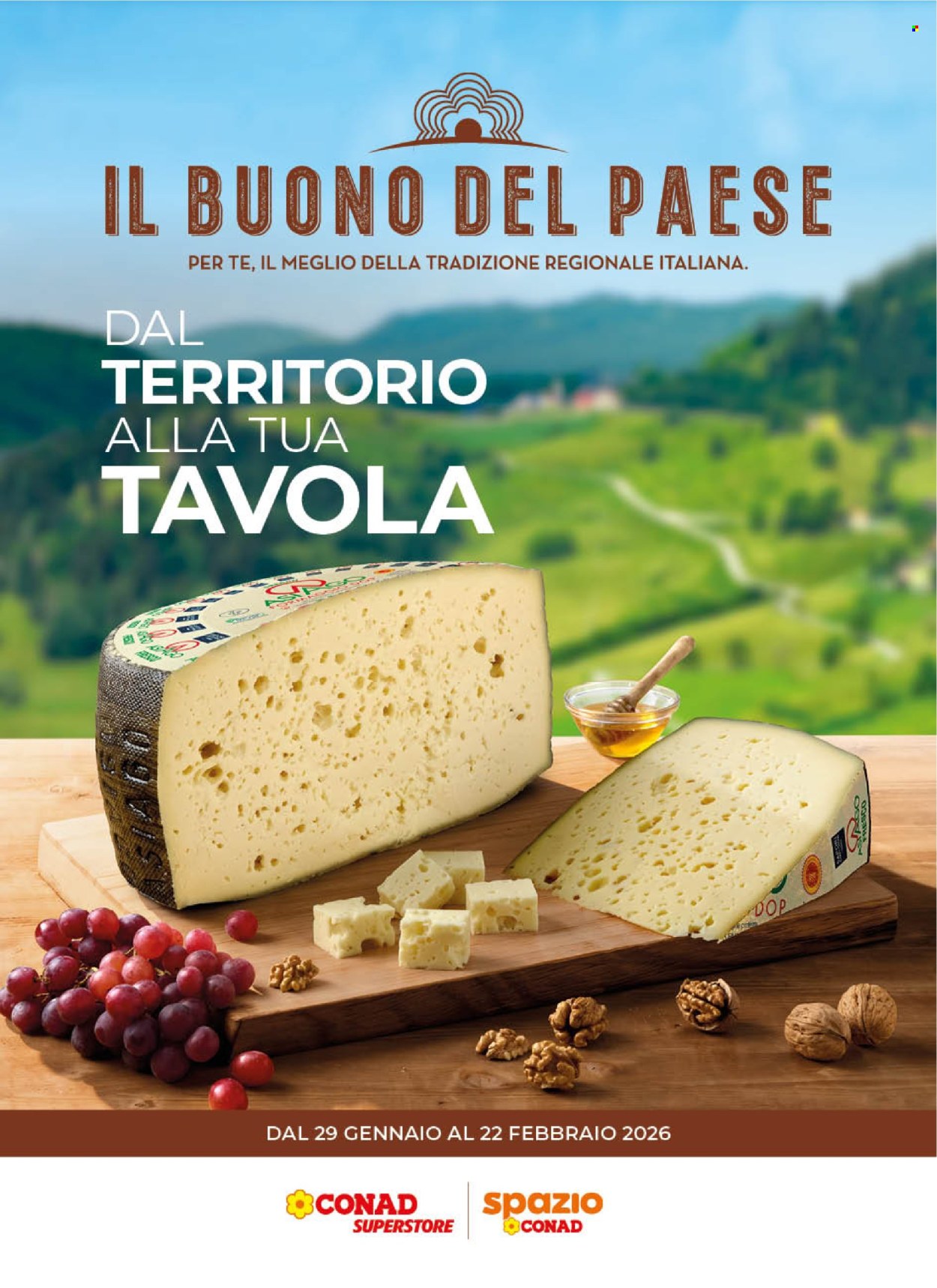 Volantino Conad - 29/1/2026 - 22/2/2026. Pagina 1