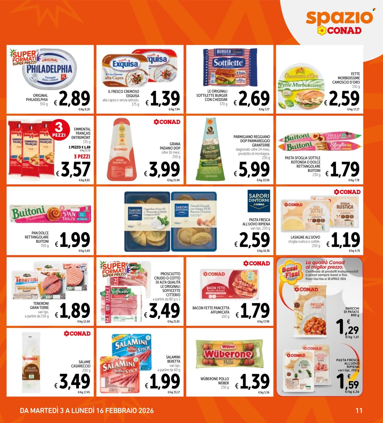 Volantino Spazio Conad - 3/2/2026 - 16/2/2026. Pagina 11