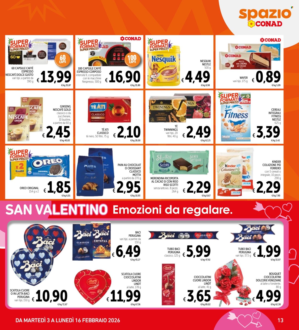 Volantino Spazio Conad - 3/2/2026 - 16/2/2026. Pagina 13