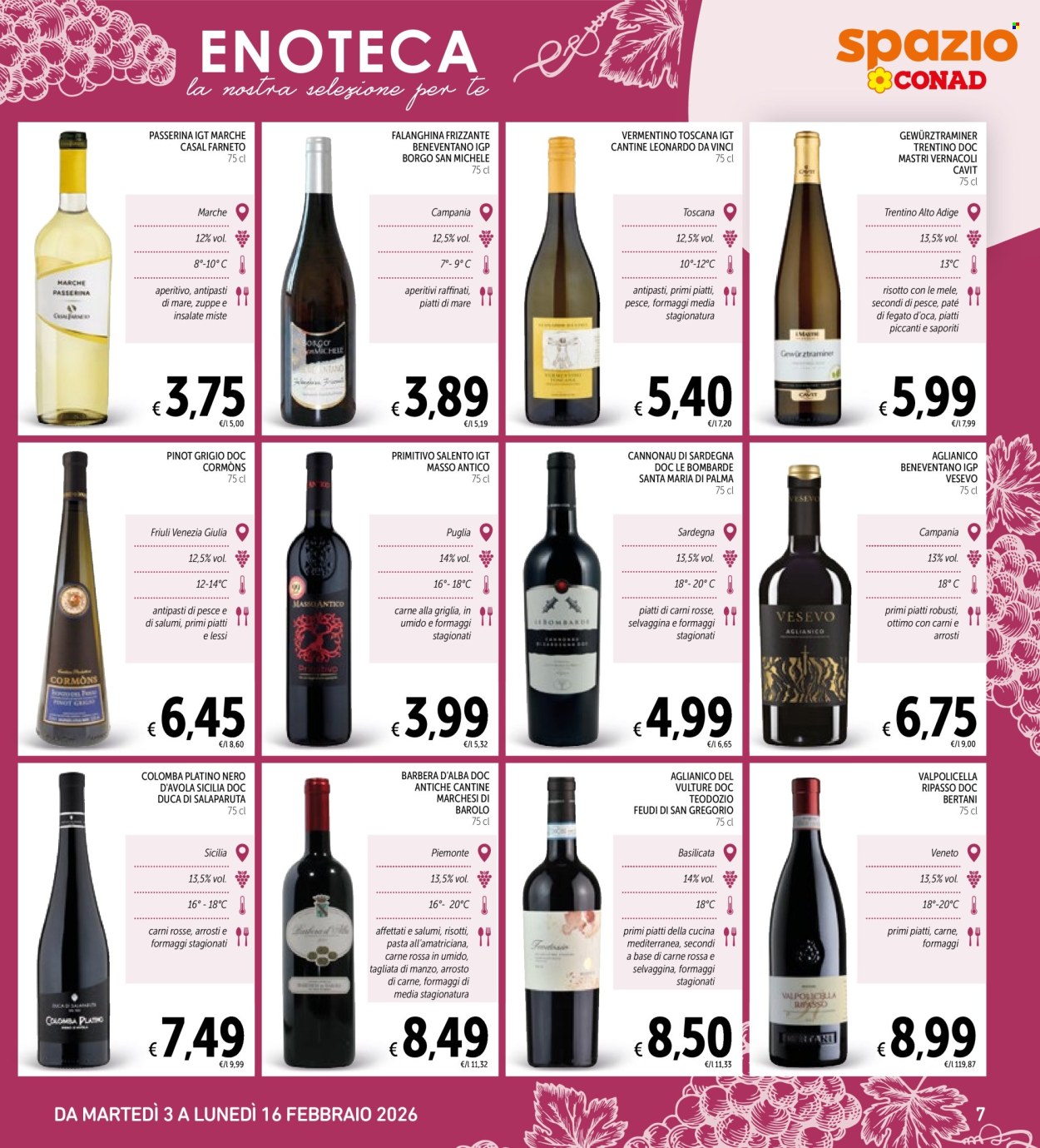 Volantino Spazio Conad - 3/2/2026 - 16/2/2026. Pagina 7