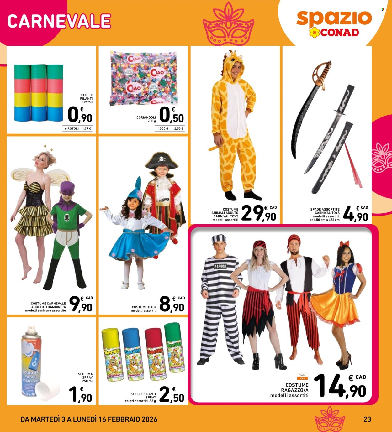 Volantino Spazio Conad - 3/2/2026 - 16/2/2026. Pagina 23