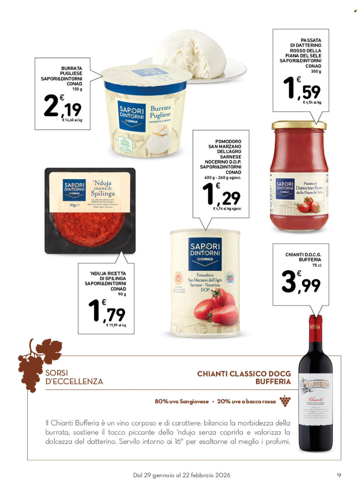 Volantino Conad Superstore - 29/1/2026 - 22/2/2026. Pagina 9