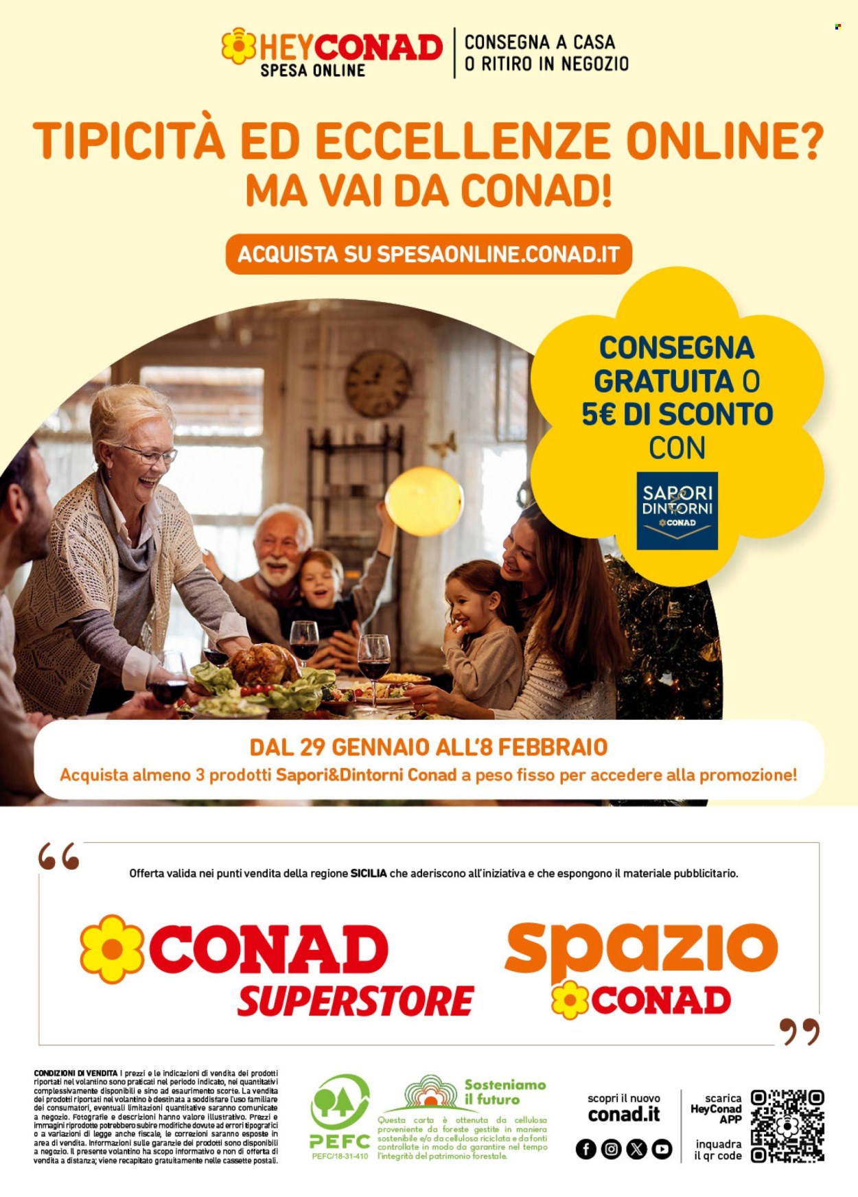 Volantino Conad - 29/1/2026 - 22/2/2026. Pagina 16