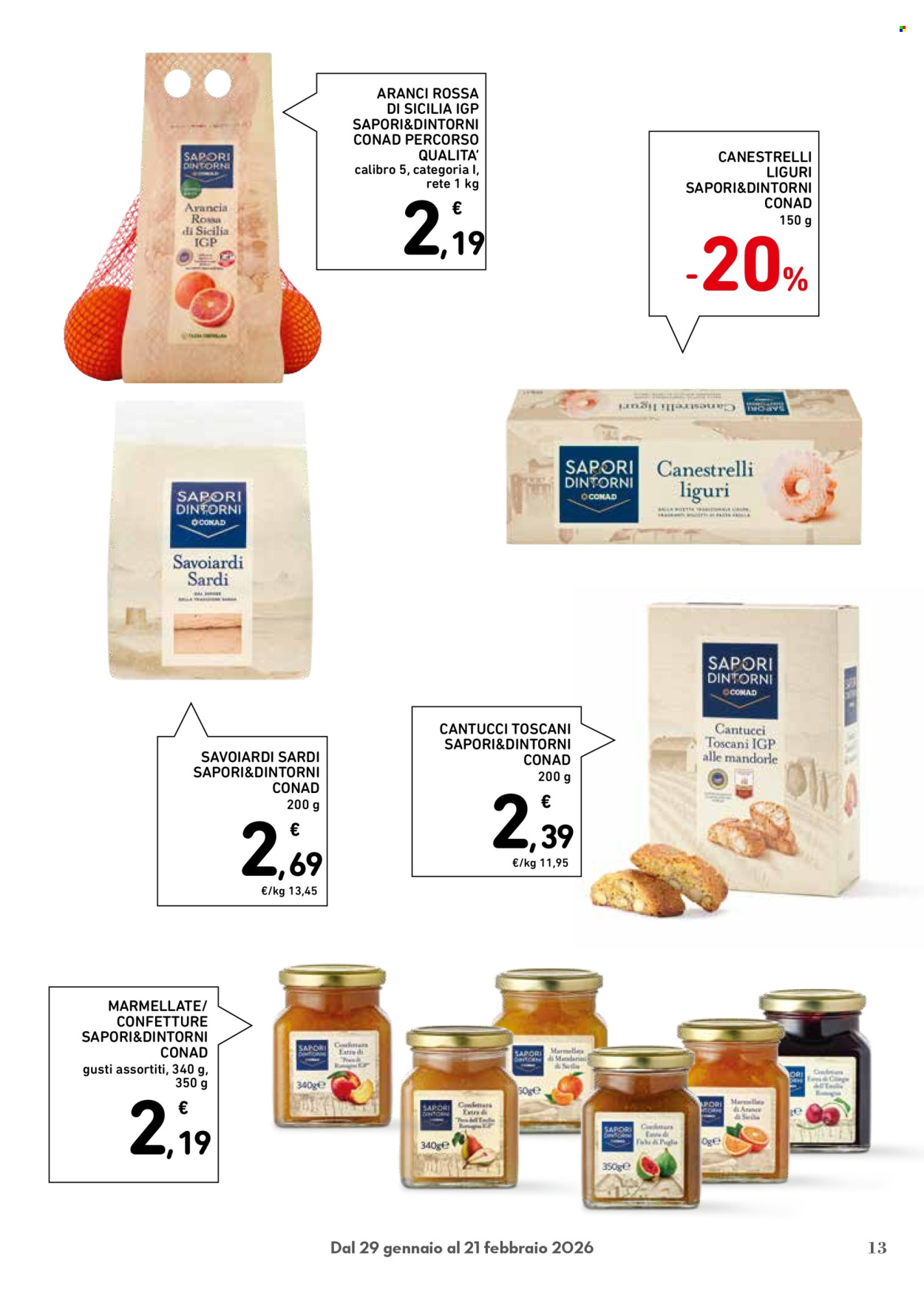 Volantino Conad - 29/1/2026 - 21/2/2026. Pagina 13