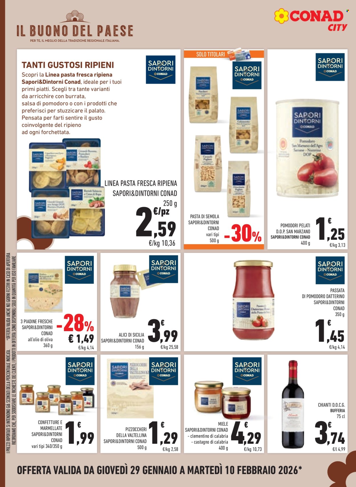 Volantino Conad - 29/1/2026 - 10/2/2026. Pagina 14