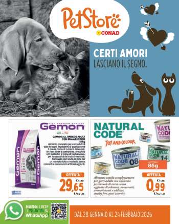 Volantino Pet Store Conad - 28/1/2026 - 24/2/2026.
