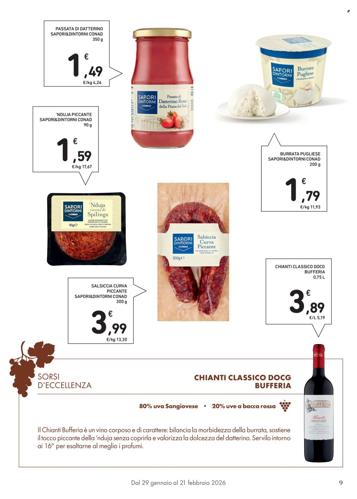 Volantino Conad Superstore - 29/1/2026 - 21/2/2026. Pagina 9