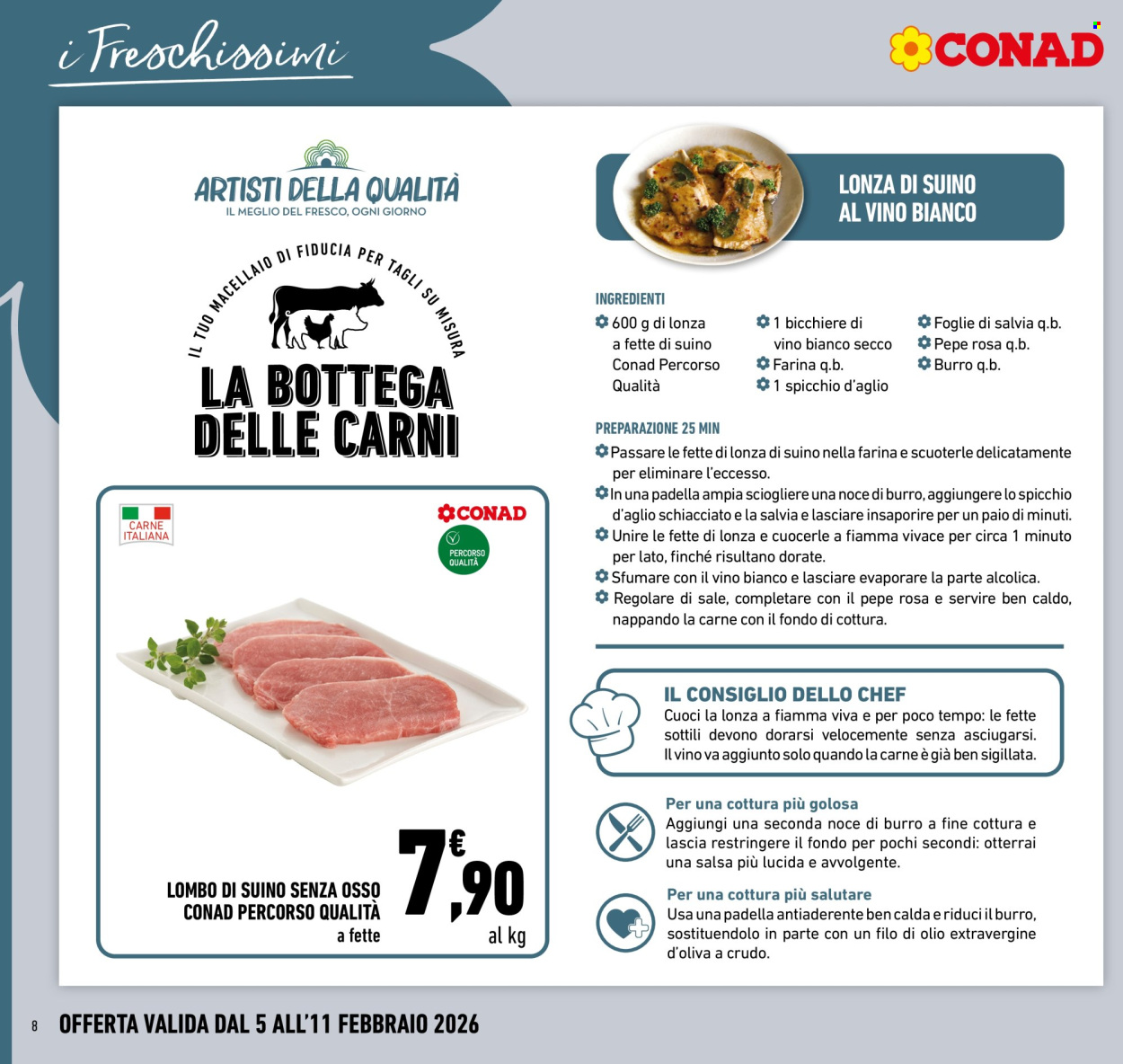 Volantino Conad - 5/2/2026 - 11/2/2026. Pagina 8