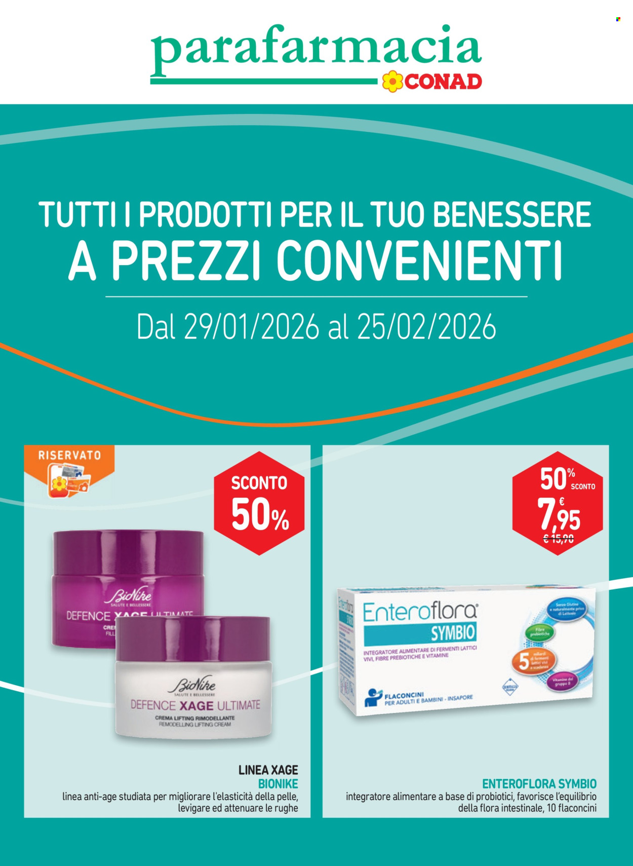Volantino Conad - 29/1/2026 - 25/2/2026. Pagina 1