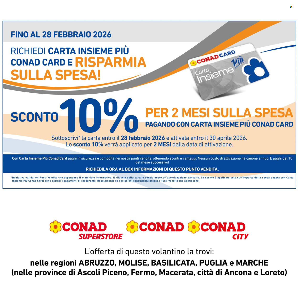 Volantino Conad - 29/1/2026 - 25/2/2026. Pagina 6
