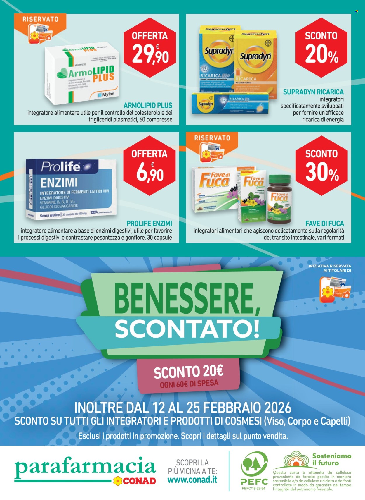Volantino Parafarmacia Conad - 29/1/2026 - 25/2/2026. Pagina 8