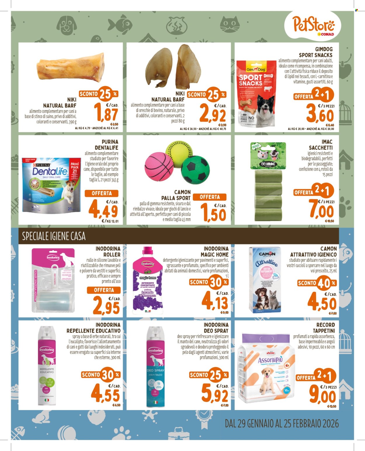 Volantino Pet Store Conad - 29/1/2026 - 25/2/2026. Pagina 3