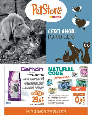 Volantino Pet Store Conad - 29/1/2026 - 25/2/2026.