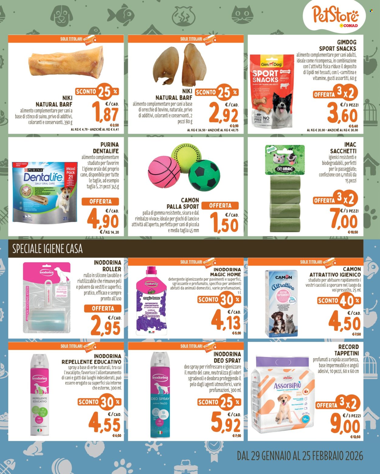 Volantino Pet Store Conad - 29/1/2026 - 25/2/2026. Pagina 3
