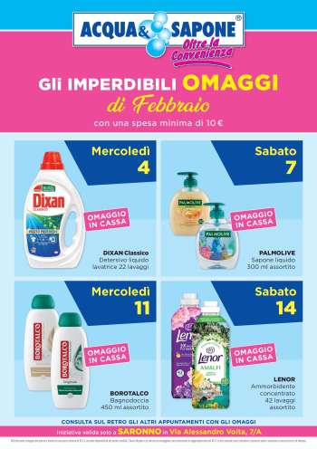 Volantino Acqua & Sapone - 1/2/2026 - 28/2/2026.