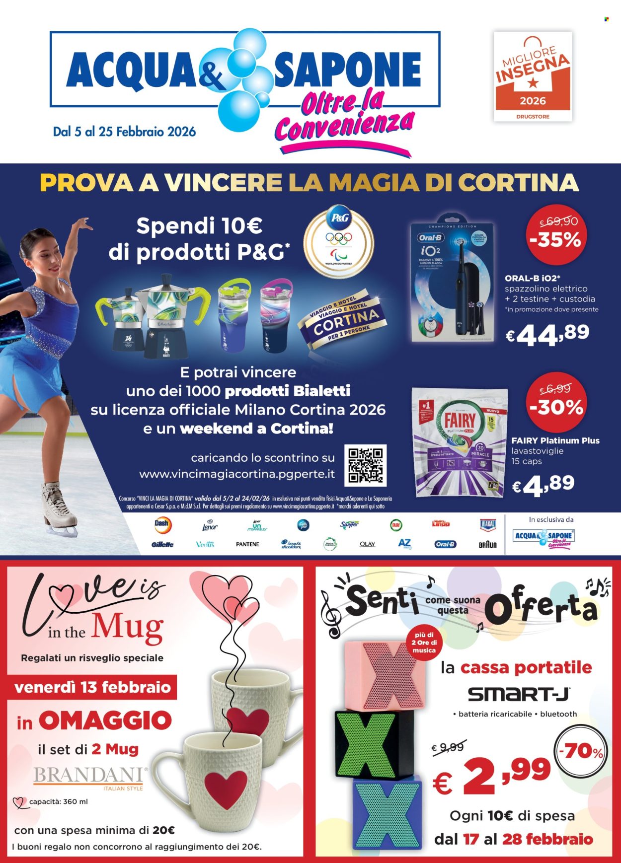 Volantino Acqua & Sapone - 5/2/2026 - 25/2/2026. Pagina 1