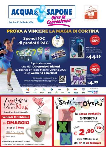 Volantino Acqua & Sapone - 5/2/2026 - 25/2/2026.