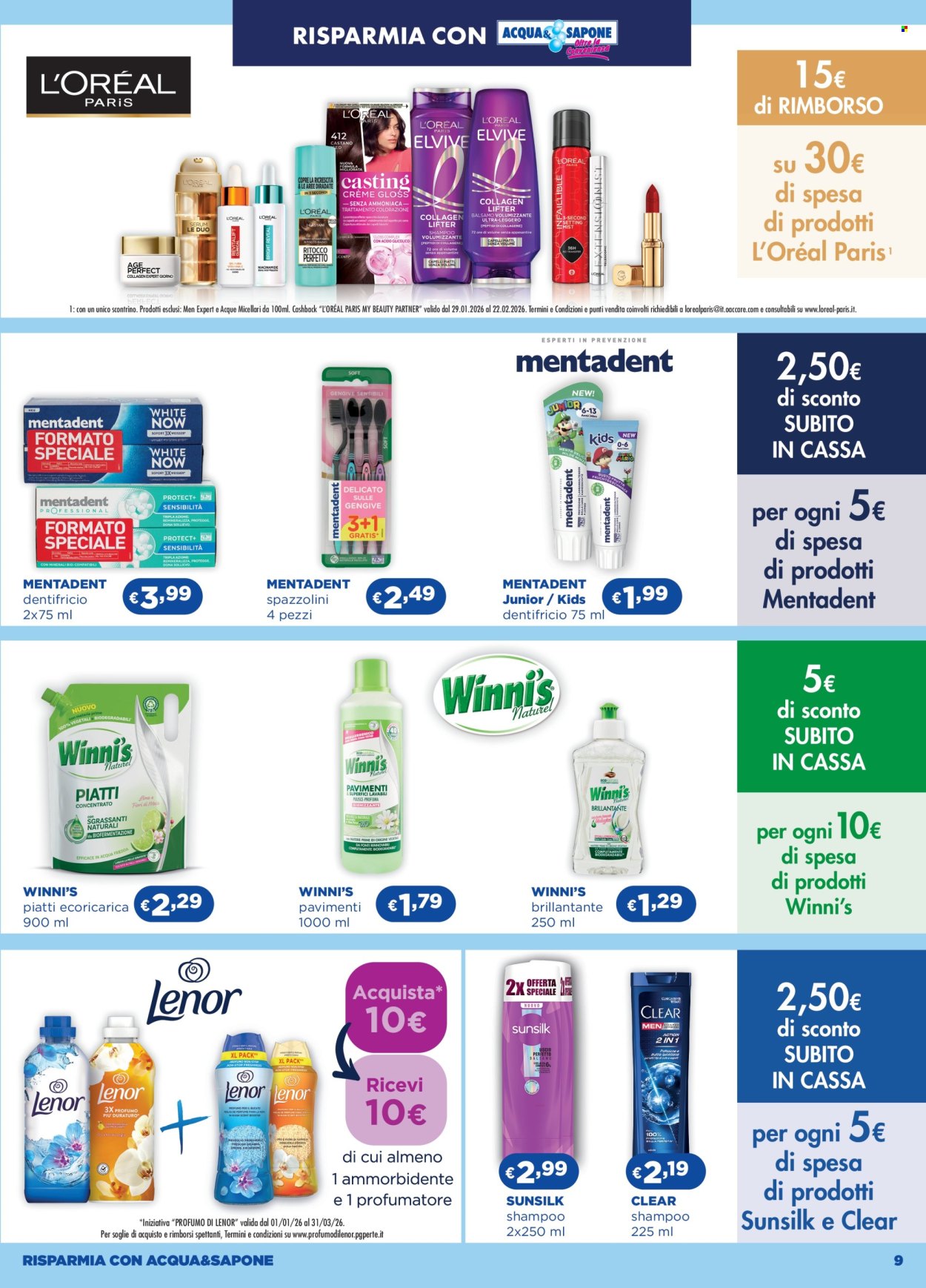 Volantino Acqua & Sapone - 5/2/2026 - 25/2/2026. Pagina 9