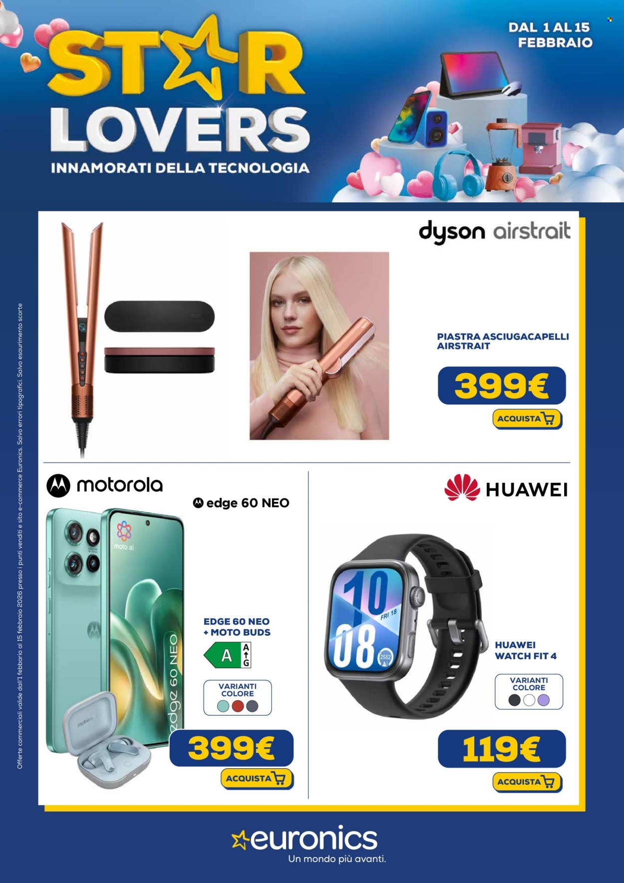 Volantino Euronics - 1/2/2026 - 15/2/2026. Pagina 1