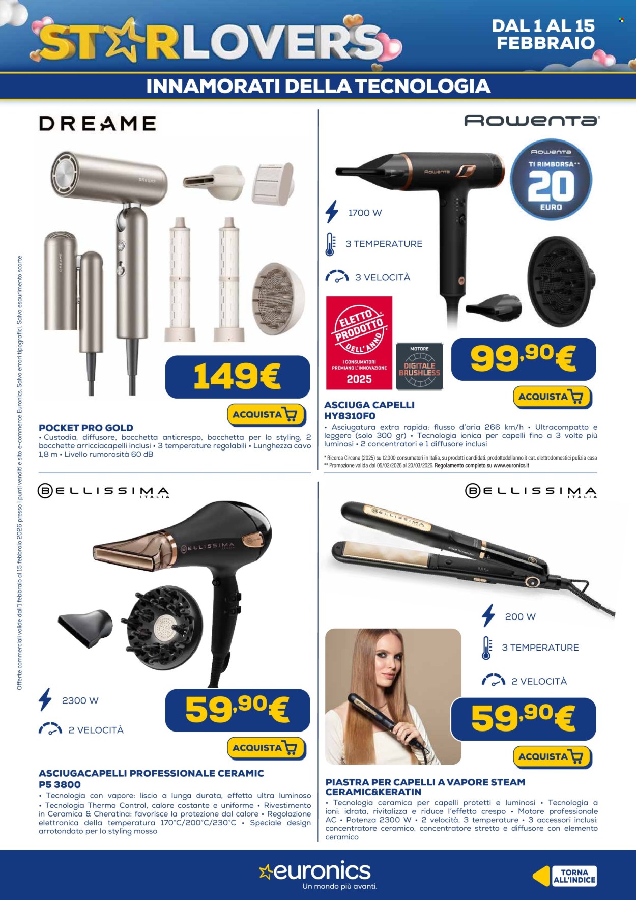 Volantino Euronics - 1/2/2026 - 15/2/2026. Pagina 22