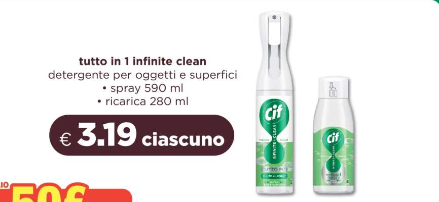Cif tutto in 1 infinite clean
