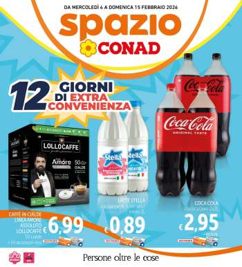 Volantino Spazio Conad - 4/2/2026 - 15/2/2026.