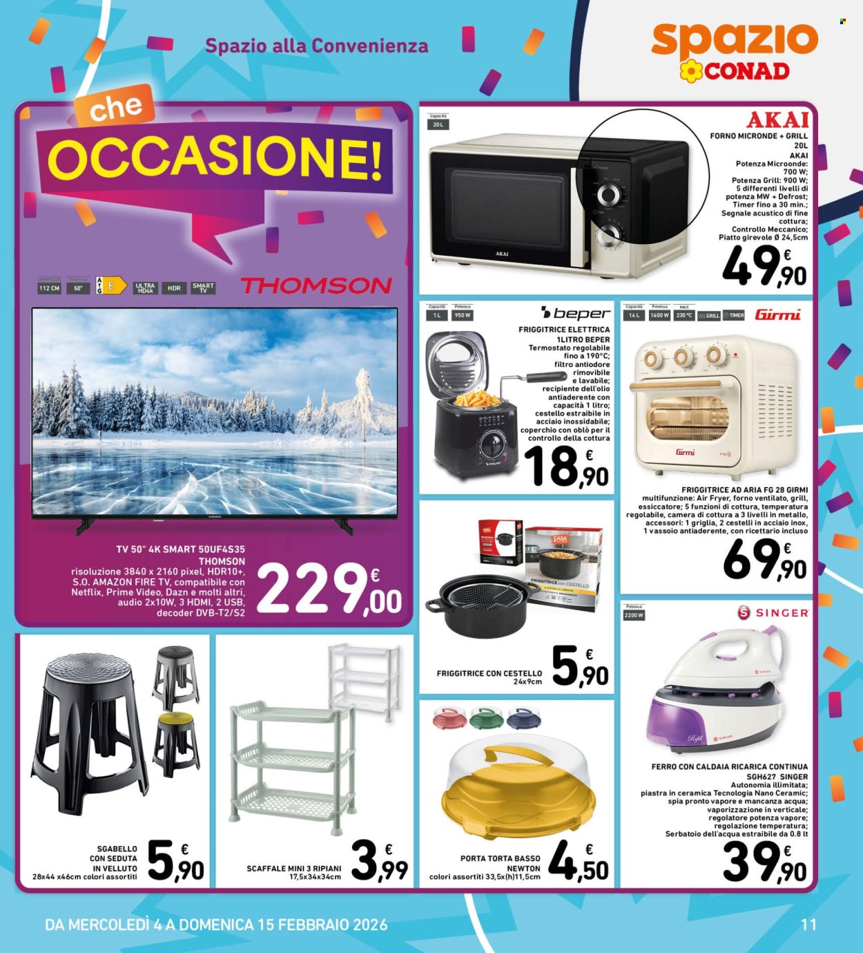 Volantino Spazio Conad - 4/2/2026 - 15/2/2026. Pagina 11