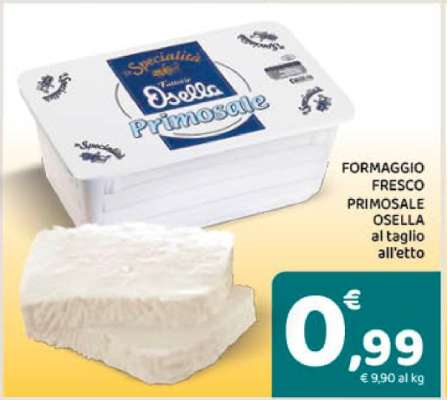 Formaggio Fresco Primosale Osella
