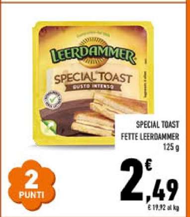 SPECIAL TOAST FETTE LEERDAMMER