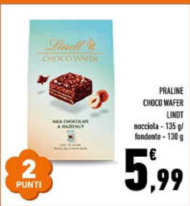 PRALINE CHOCO WAFER LINDT