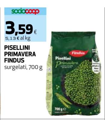 Pisellini Primavera Findus