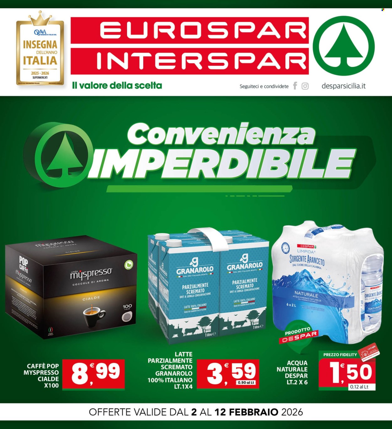 Volantino Interspar - 2/2/2026 - 12/2/2026. Pagina 1