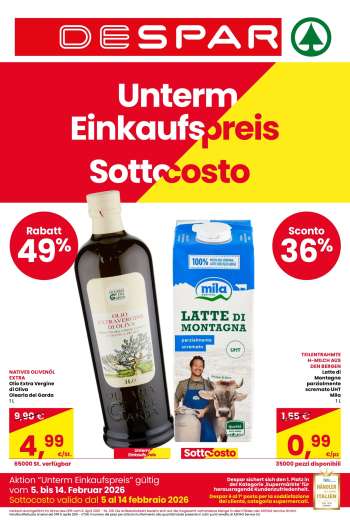 Volantino Despar - 5/2/2026 - 18/2/2026.