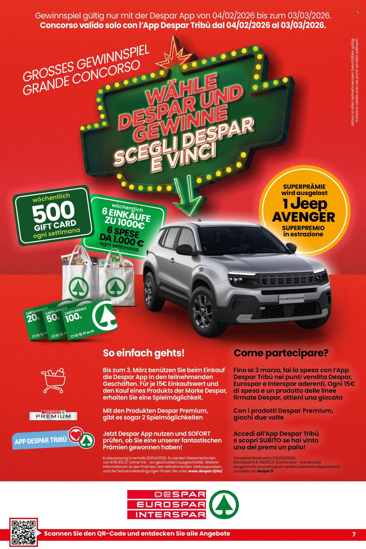 Volantino Despar - 5/2/2026 - 18/2/2026. Pagina 7