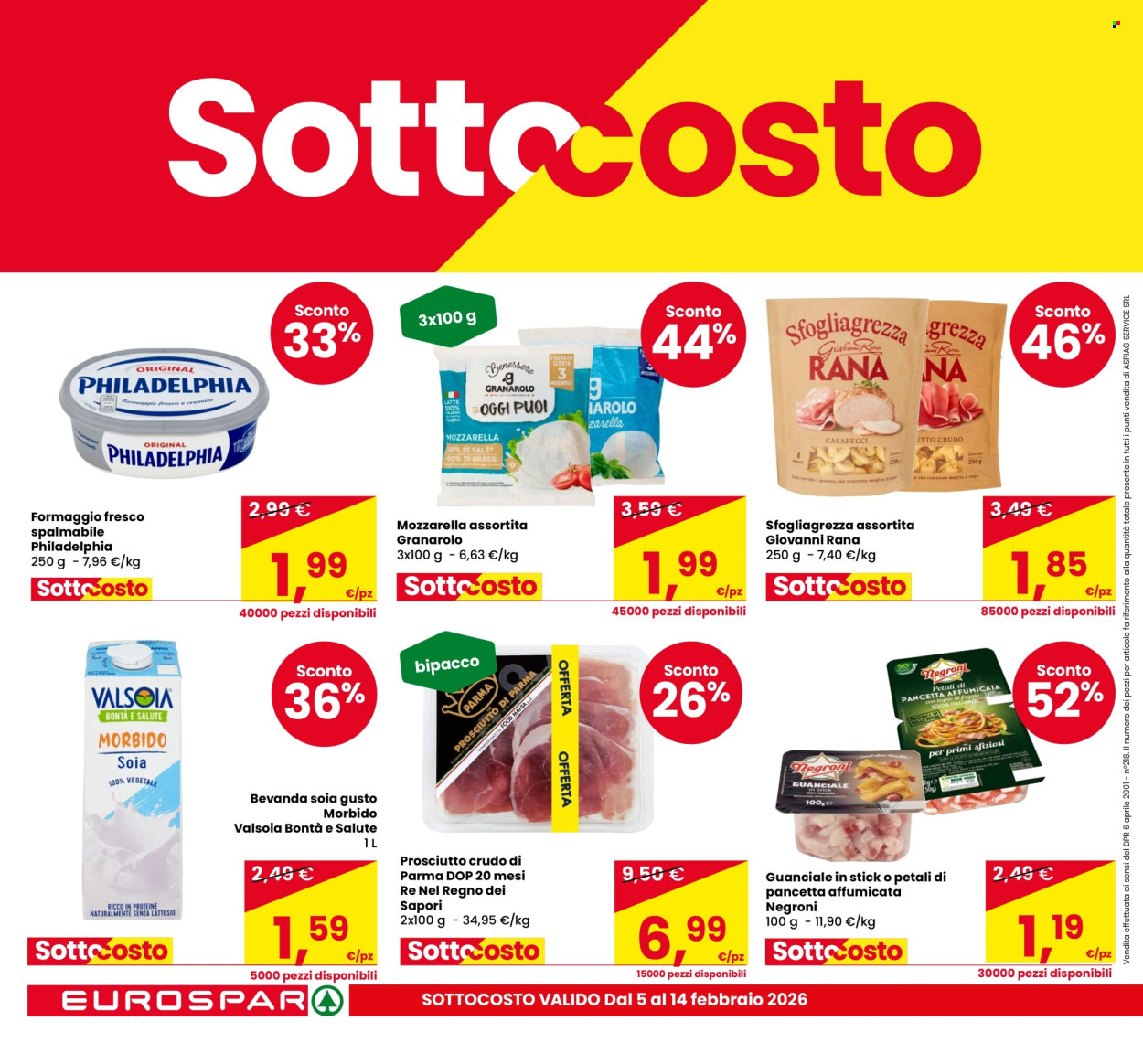 Volantino Eurospar - 5/2/2026 - 18/2/2026. Pagina 2