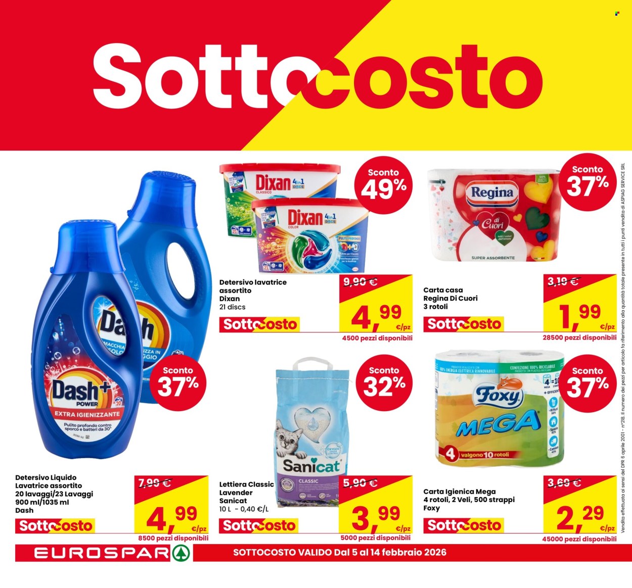 Volantino Eurospar - 5/2/2026 - 18/2/2026. Pagina 6
