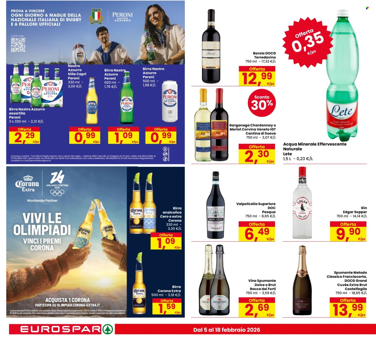 Volantino Eurospar - 5/2/2026 - 18/2/2026. Pagina 22