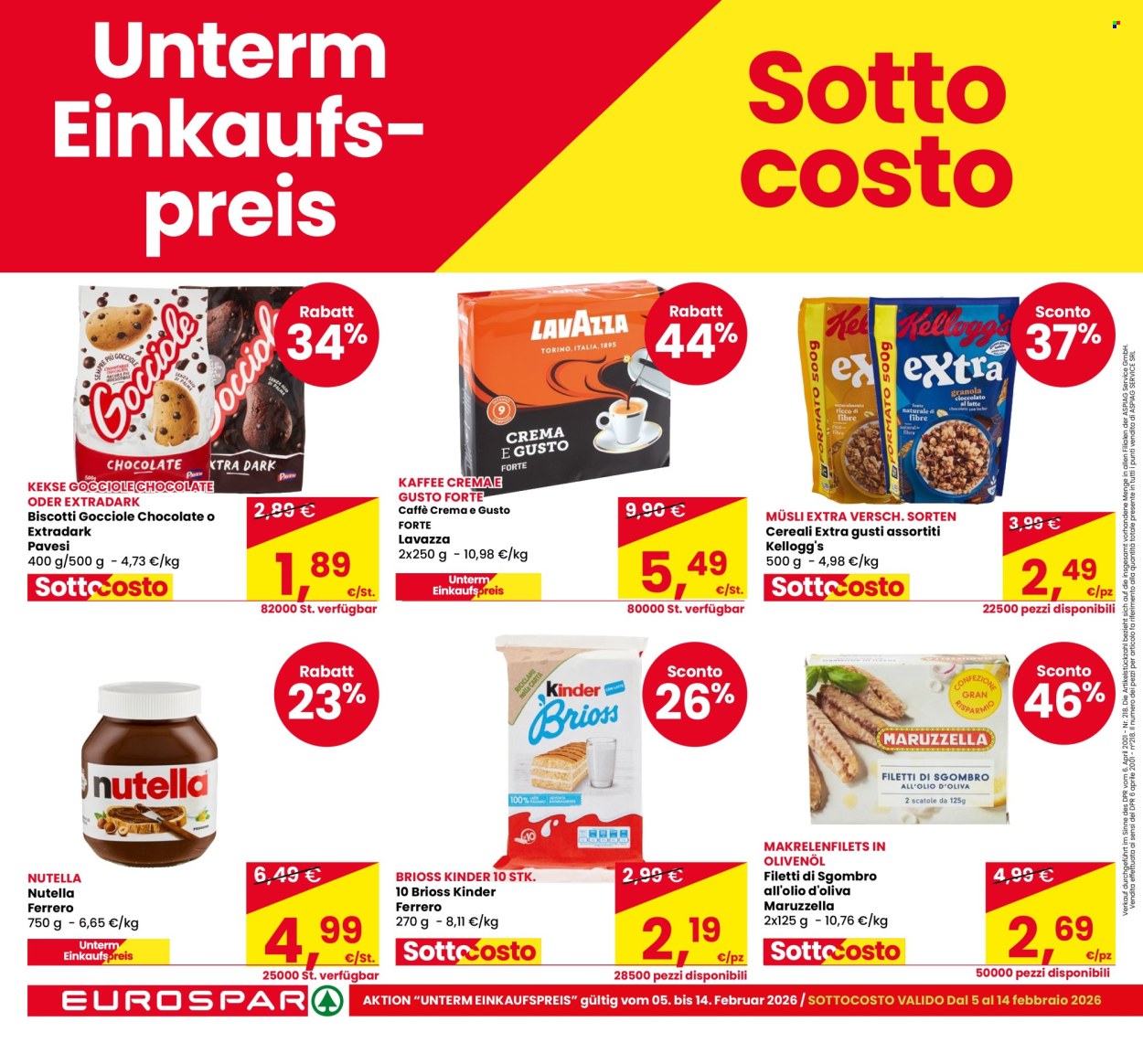 Volantino Eurospar - 5/2/2026 - 18/2/2026. Pagina 4