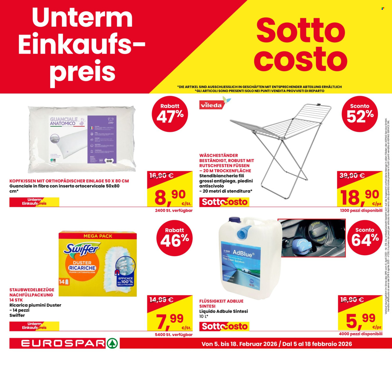 Volantino Eurospar - 5/2/2026 - 18/2/2026. Pagina 8