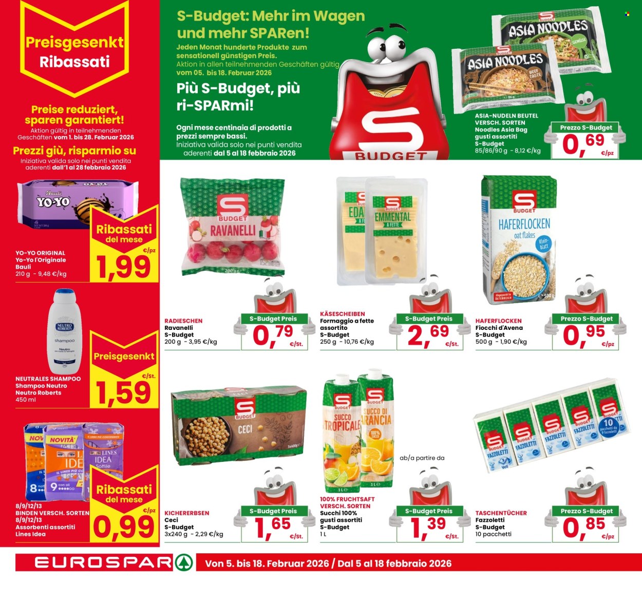 Volantino Eurospar - 5/2/2026 - 18/2/2026. Pagina 10