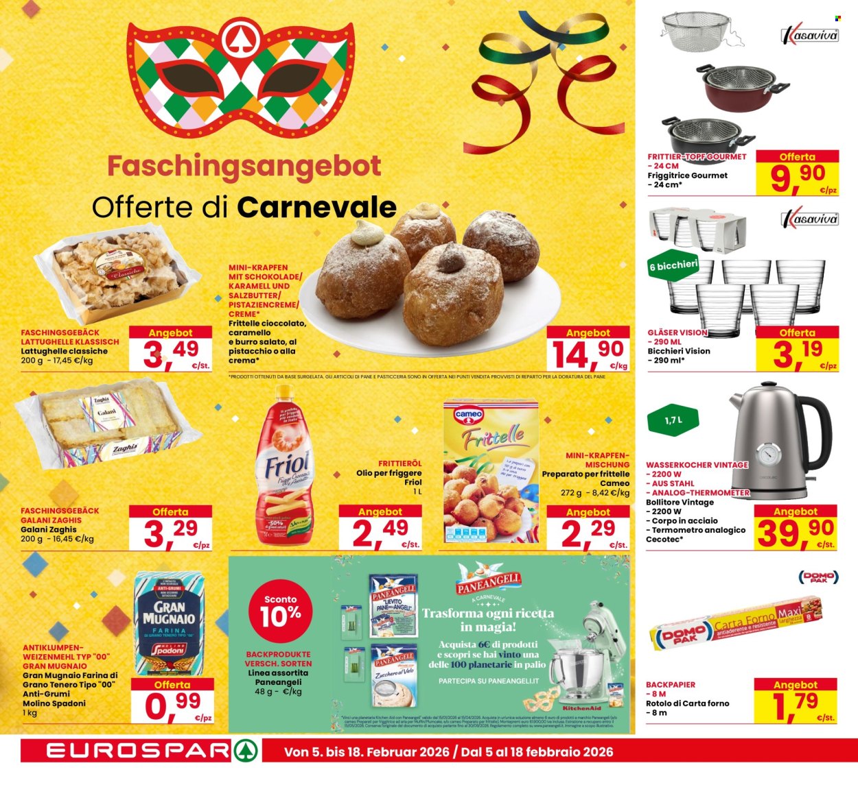 Volantino Eurospar - 5/2/2026 - 18/2/2026. Pagina 20
