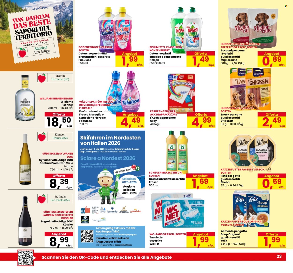 Volantino Eurospar - 5/2/2026 - 18/2/2026. Pagina 23