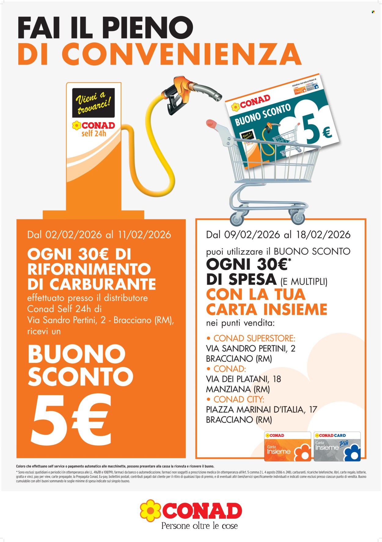 Volantino Conad - 2/2/2026 - 11/2/2026. Pagina 1