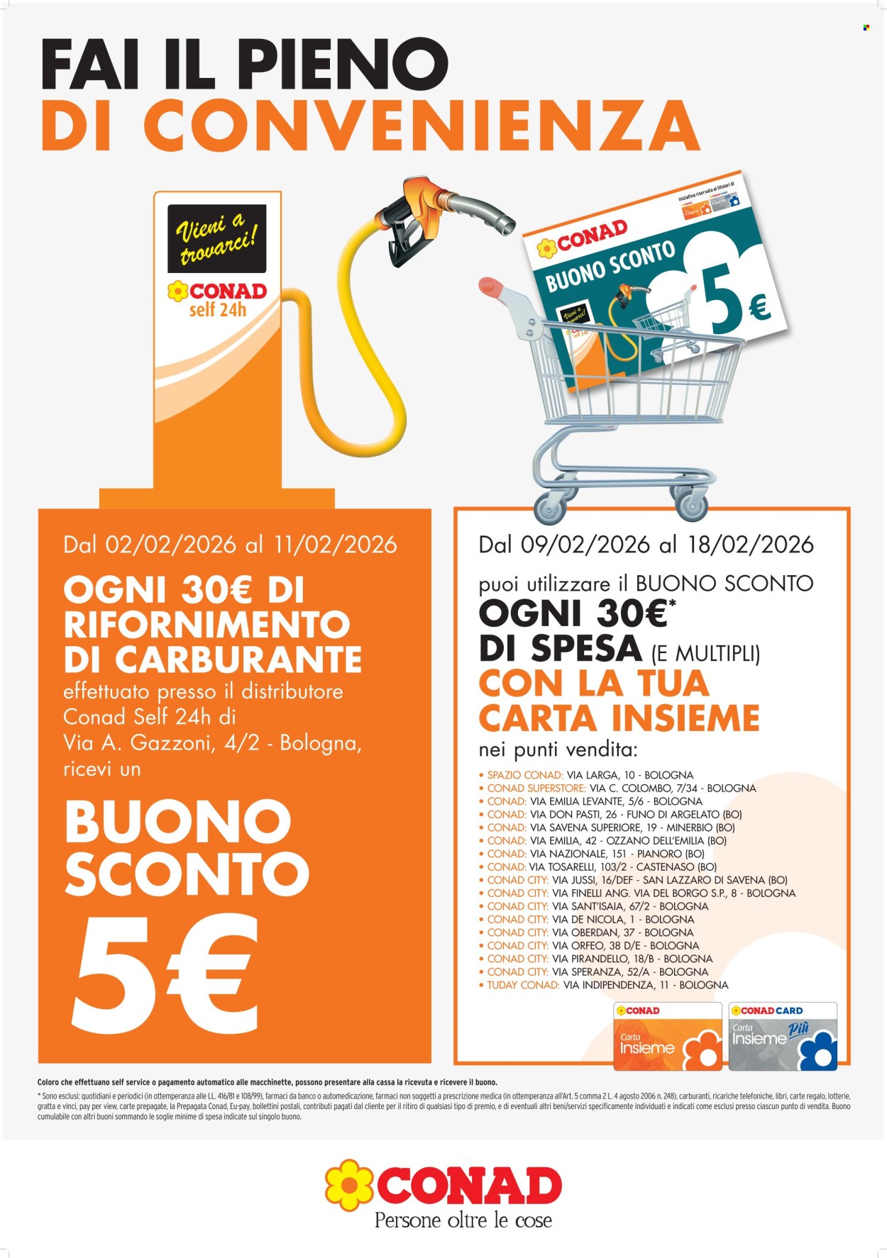 Volantino Conad - 2/2/2026 - 11/2/2026. Pagina 1
